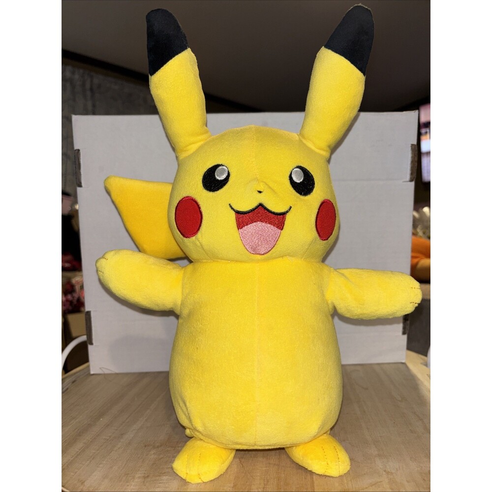 RARE Talking Pikachu Plush 14" – Works! Movie Style Pokémon Toy No Longer Sold